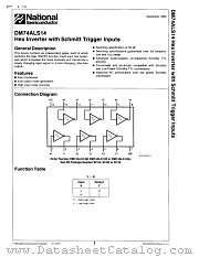 DM74ALS14M datasheet pdf National Semiconductor