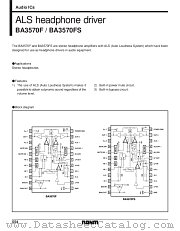 BA3570F datasheet pdf ROHM