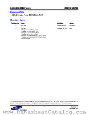 K6X0808C1D-TF55 datasheet pdf Samsung Electronic