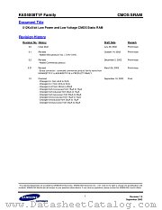 K6X4008T1F-VF85 datasheet pdf Samsung Electronic