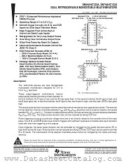 SN54AHC123AFK datasheet pdf Texas Instruments