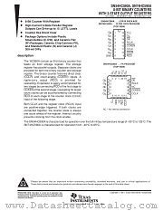 SN54HC590AW datasheet pdf Texas Instruments