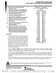 SN54ABT16833WD datasheet pdf Texas Instruments