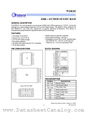 W24L01 datasheet pdf Winbond Electronics