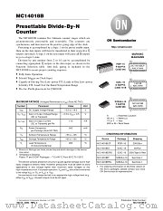 MC14018BF datasheet pdf ON Semiconductor