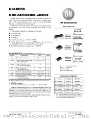 MC14099BF datasheet pdf ON Semiconductor
