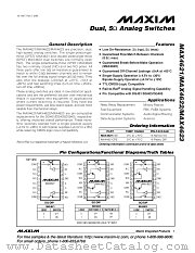 MAX4622ESE datasheet pdf MAXIM - Dallas Semiconductor