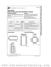 74F573SMQB datasheet pdf National Semiconductor