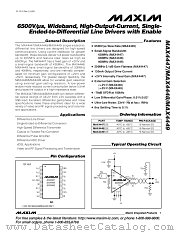 MAX4448ESE datasheet pdf MAXIM - Dallas Semiconductor