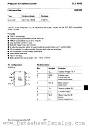 SLE4502 datasheet pdf Infineon