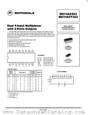 MC74ACT353 datasheet pdf Motorola