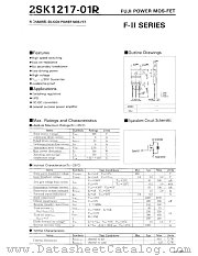 2SK1217-01R datasheet pdf Fuji Electric