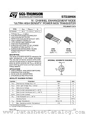 STD20N06 datasheet pdf ST Microelectronics
