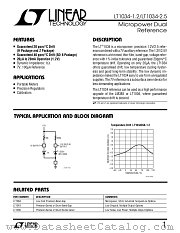 LT1034CS8-1.2 datasheet pdf Linear Technology