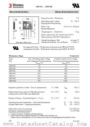 GBU4M datasheet pdf Diotec Elektronische