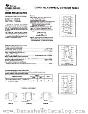 CD4012 datasheet pdf National Semiconductor