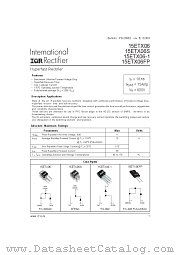15ETX06S datasheet pdf International Rectifier