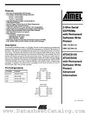 AT24CS128W-10SC-2.7 datasheet pdf Atmel