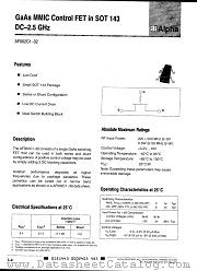AK006L1-10 datasheet pdf Alpha Industries Inc