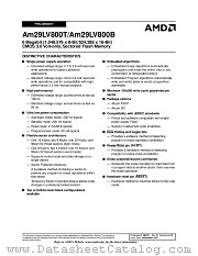 AM29LV800B-150 datasheet pdf Advanced Micro Devices