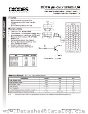 DDTA143TUA-7 datasheet pdf Diodes