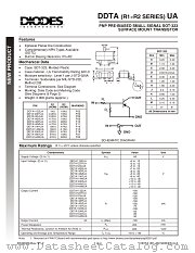 DDTA124XUA-7 datasheet pdf Diodes