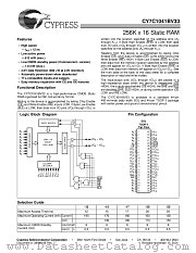 CY7C1041BV33L-25ZC datasheet pdf Cypress