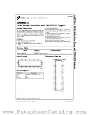 54ABT16244W-QML datasheet pdf National Semiconductor