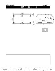 KLM-128CA-16B datasheet pdf Kodenshi Corp