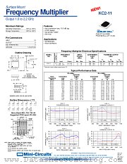 KC2-11 datasheet pdf Mini-Circuits
