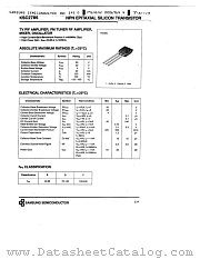 KSC2786 datasheet pdf Samsung Electronic