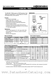 KSM-2001TM2N datasheet pdf Kodenshi Corp