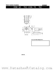 KSM-601TH2 datasheet pdf Kodenshi Corp