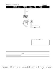 KSM-602TM2 datasheet pdf Kodenshi Corp