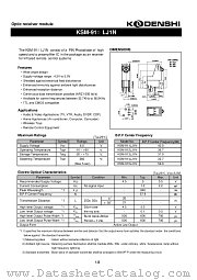 KSM-914LJ1N datasheet pdf Kodenshi Corp