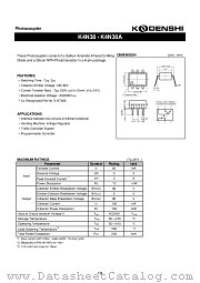 K4N38A datasheet pdf Kodenshi Corp