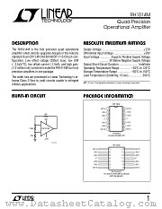 RH1014M datasheet pdf Linear Technology