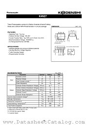 K4N27 datasheet pdf Kodenshi Corp