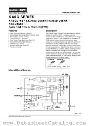 KA5Q0765RTTU datasheet pdf Fairchild Semiconductor