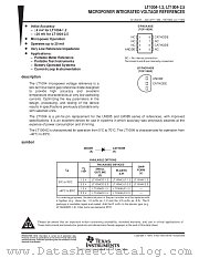 LT1004ID-2.5 datasheet pdf Texas Instruments