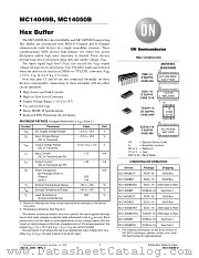 MC14049 datasheet pdf ON Semiconductor