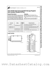 74F299SJ datasheet pdf National Semiconductor