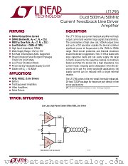 LT1795CSW datasheet pdf Linear Technology