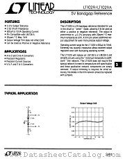 LT1029CZ datasheet pdf Linear Technology
