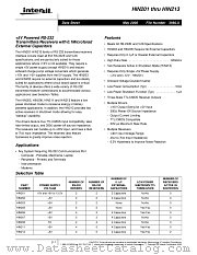 HIN208CP datasheet pdf Intersil