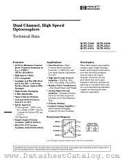 HCPL2530 datasheet pdf Agilent (Hewlett-Packard)