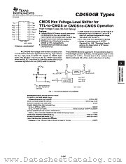 CD4504 datasheet pdf Texas Instruments