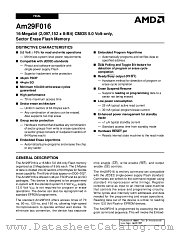 AM29F016-75SC datasheet pdf Advanced Micro Devices