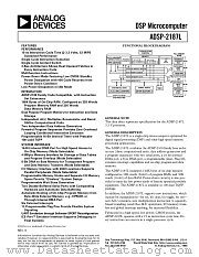 ADSP-2187LKST-160 datasheet pdf Analog Devices
