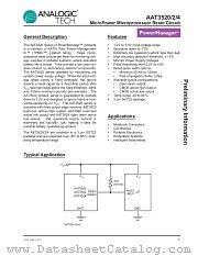AAT3524IGY-232-200-T1 datasheet pdf ANALOGIC TECH